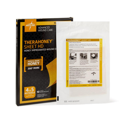 TheraHoney HD Honey Wound Dressings 4x5 box of 10