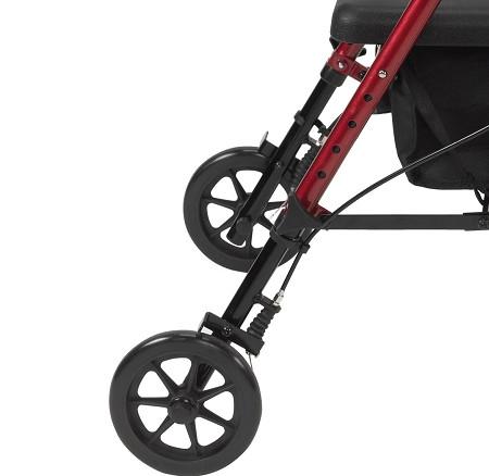 Adjustable Height Rollator with 6" Wheels