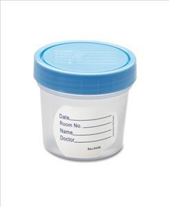 Polypropylene Specimen Container, 4oz, OR Sterile, Case of 100
