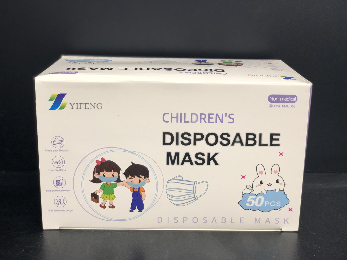 Children's Disposable 3PLY Mask - Box of 50