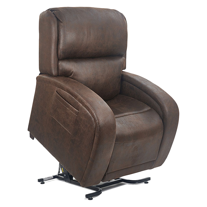 EZ Sleeper PR-761 Maxicomfort with Twilight- Luxury lift chair - Bourbon Microsuede