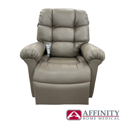 CLOUD PR-515 MAXICOMFORT WITH TWILIGHT - LUXURY LIFT CHAIR - SMOKE PADDED SUEDE - IN STOCK*