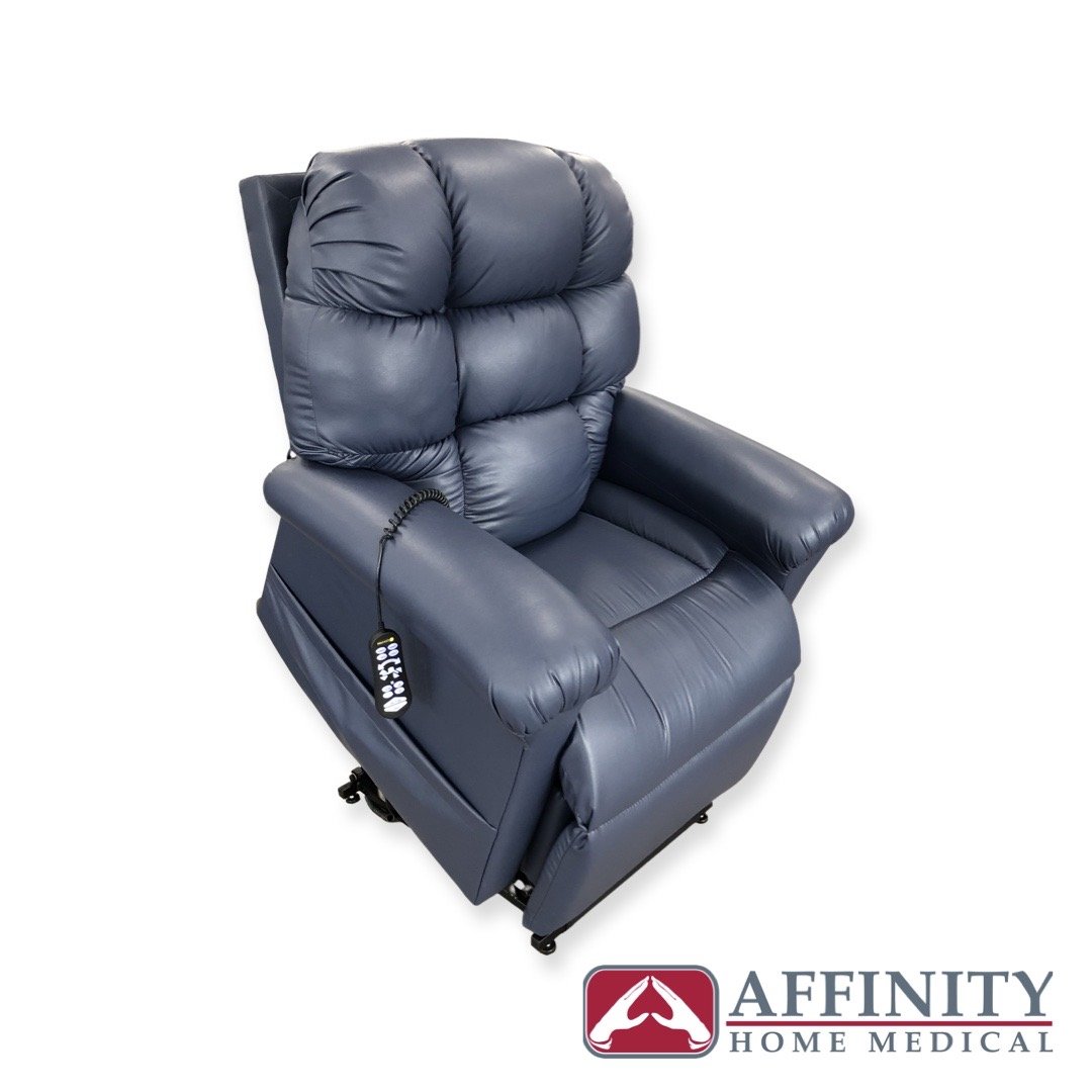 Cloud PR-515 Maxicomfort with twilight- Luxury Lift Chair- - Night Navy Brisa