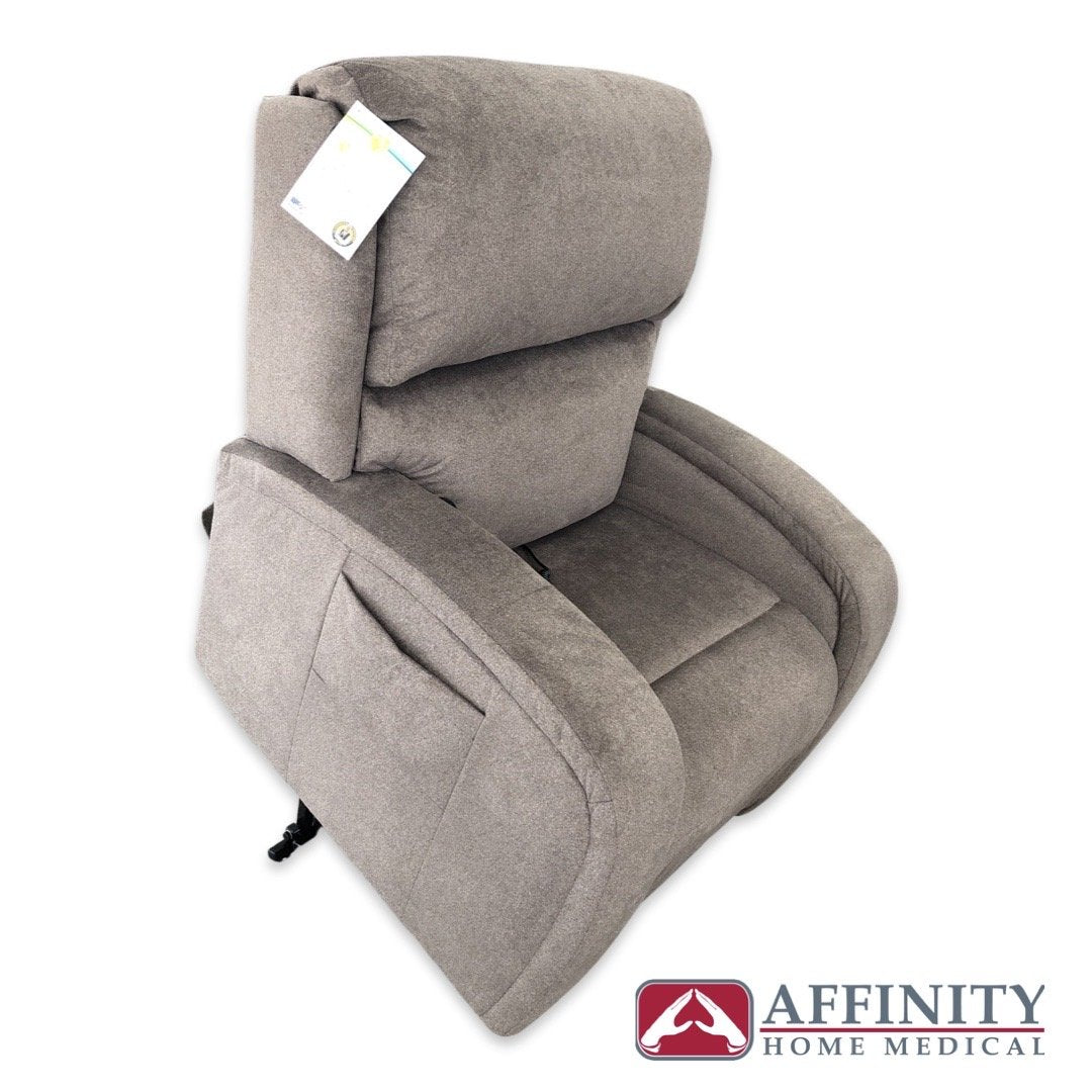 EZ Sleeper PR-761 Maxicomfort with Twilight- Luxury lift chair - Shale High Performance Fabric