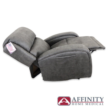 EZ Sleeper PR-761 Maxicomfort with Twilight- Luxury lift chair- Smoke Microsuede