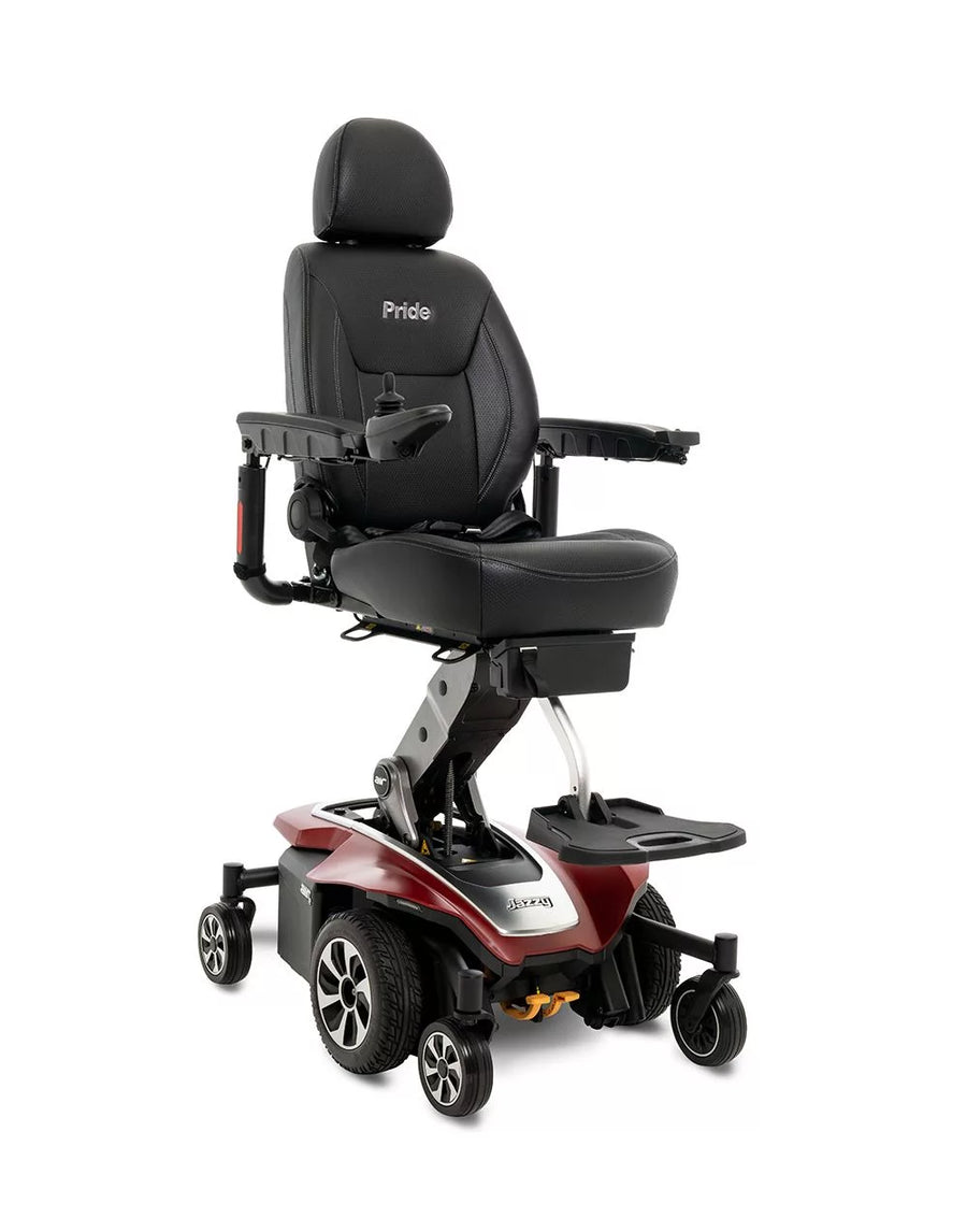 Pride Jazzy Air 2 power wheelchair rental with elevating seat