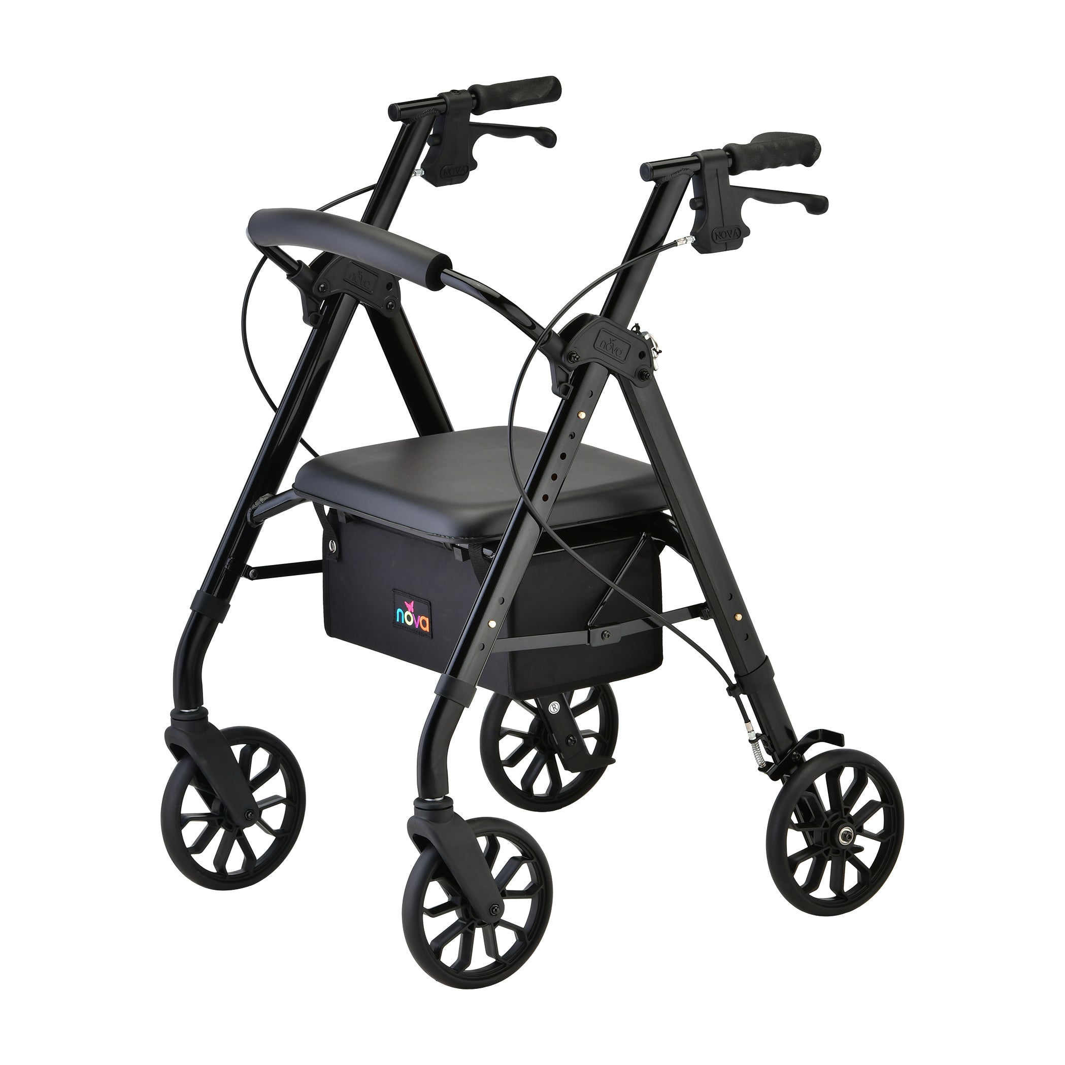 Rollator by Nova | Lightweight Walker with Seat – Affinity Home